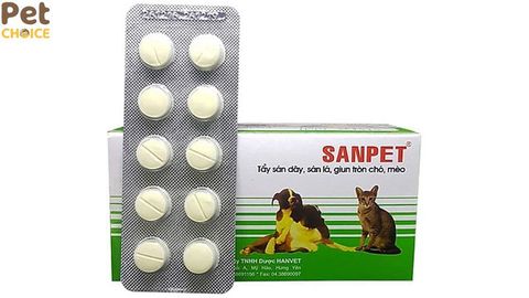 Thuốc tẩy giun Sanpet: liều dùng, cách dùng và giá bán