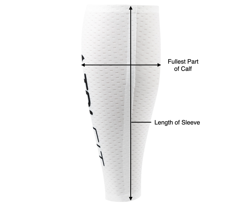 Bảng size chart đo bó calf