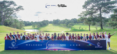 [âme copain x Miss Cosmo] Nét thanh lịch của Hoa hậu Miss Cosmo trên sân golf Đà Lạt