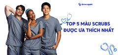 Top 5 Màu Scrubs Được Ưa Chuộng Nhất Trong Ngành Y