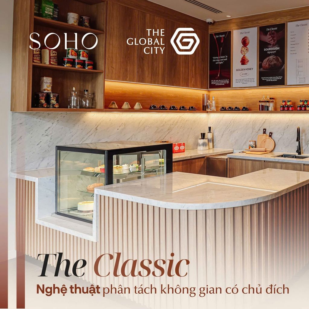 Khám Phá Nhà Mẫu SOHO The Classic: Nghệ Thuật Phân Tách Không Gian Tại The Global City