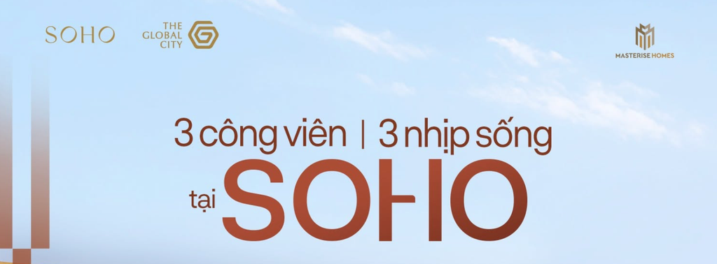 Khám Phá 3 Công Viên Tại SOHO: Định Hình Chuẩn Sống Mới