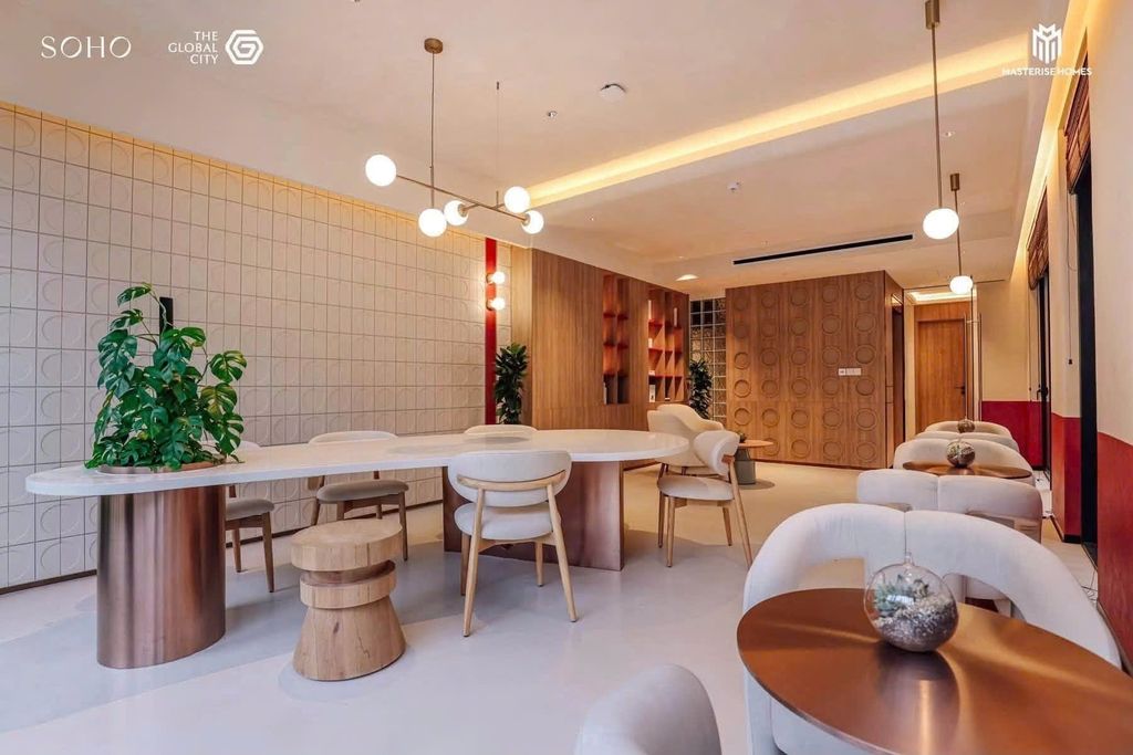 SOHO Social Club The Global City: Nhà Mẫu Với Không Gian Mở Kết Nối