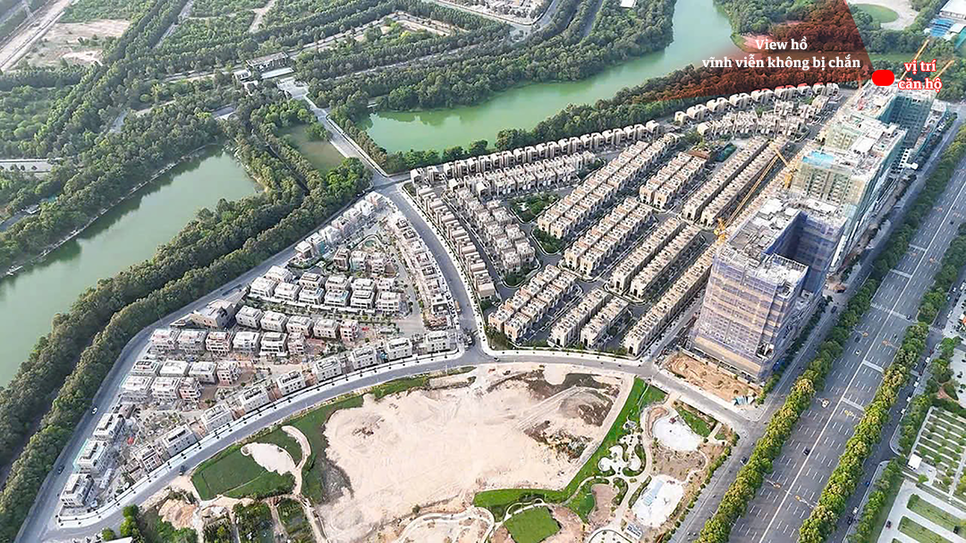 Tầm View Hồ Xanh Mát Của Căn Hộ Orchard Grand Cần Chuyển Nhượng