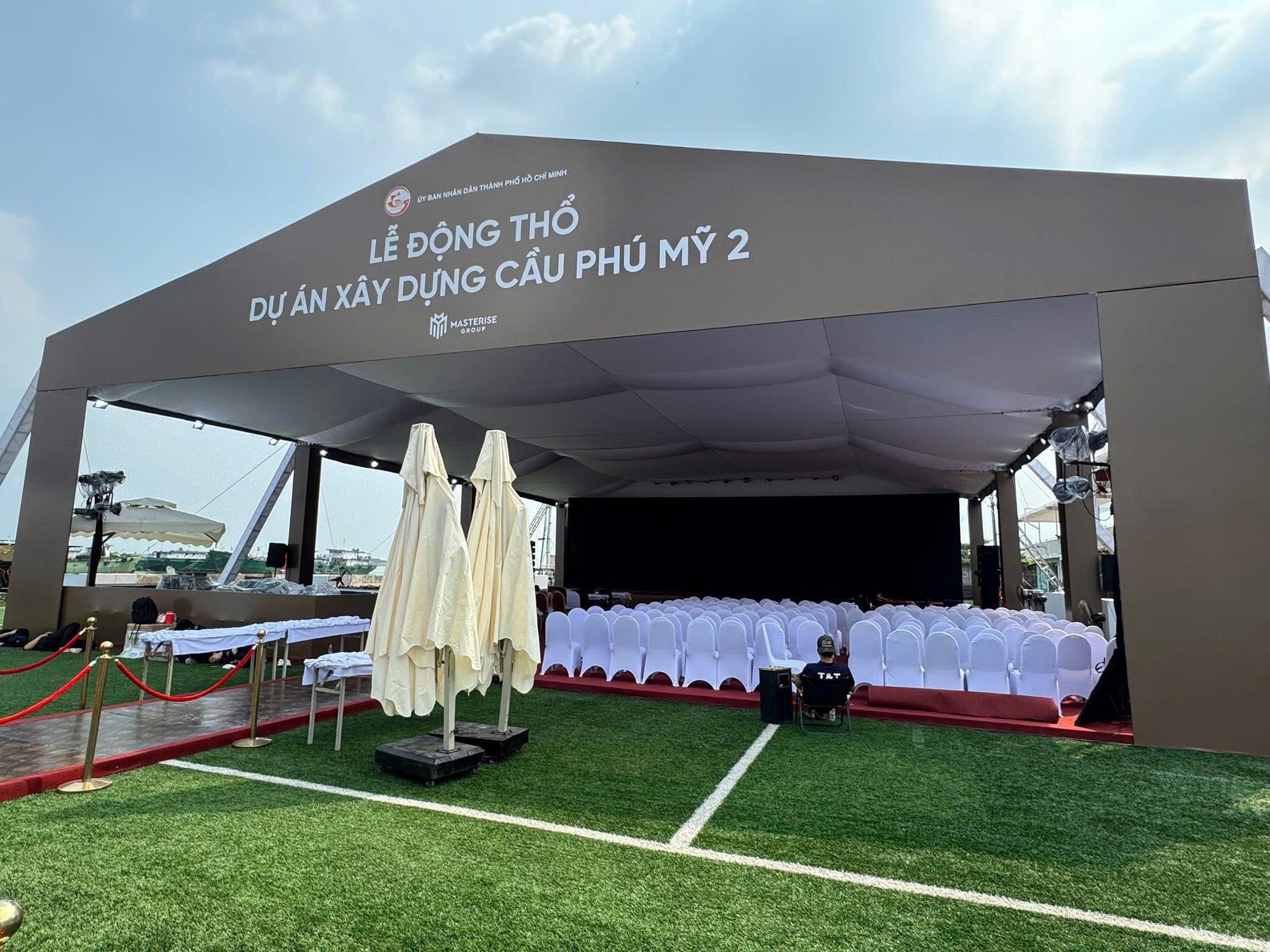 cầu Phú Mỹ 2 đã chính thức động thổ