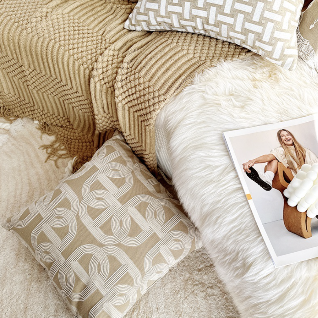 Gối tựa trang trí cao cấp Luxury vintage jacquard