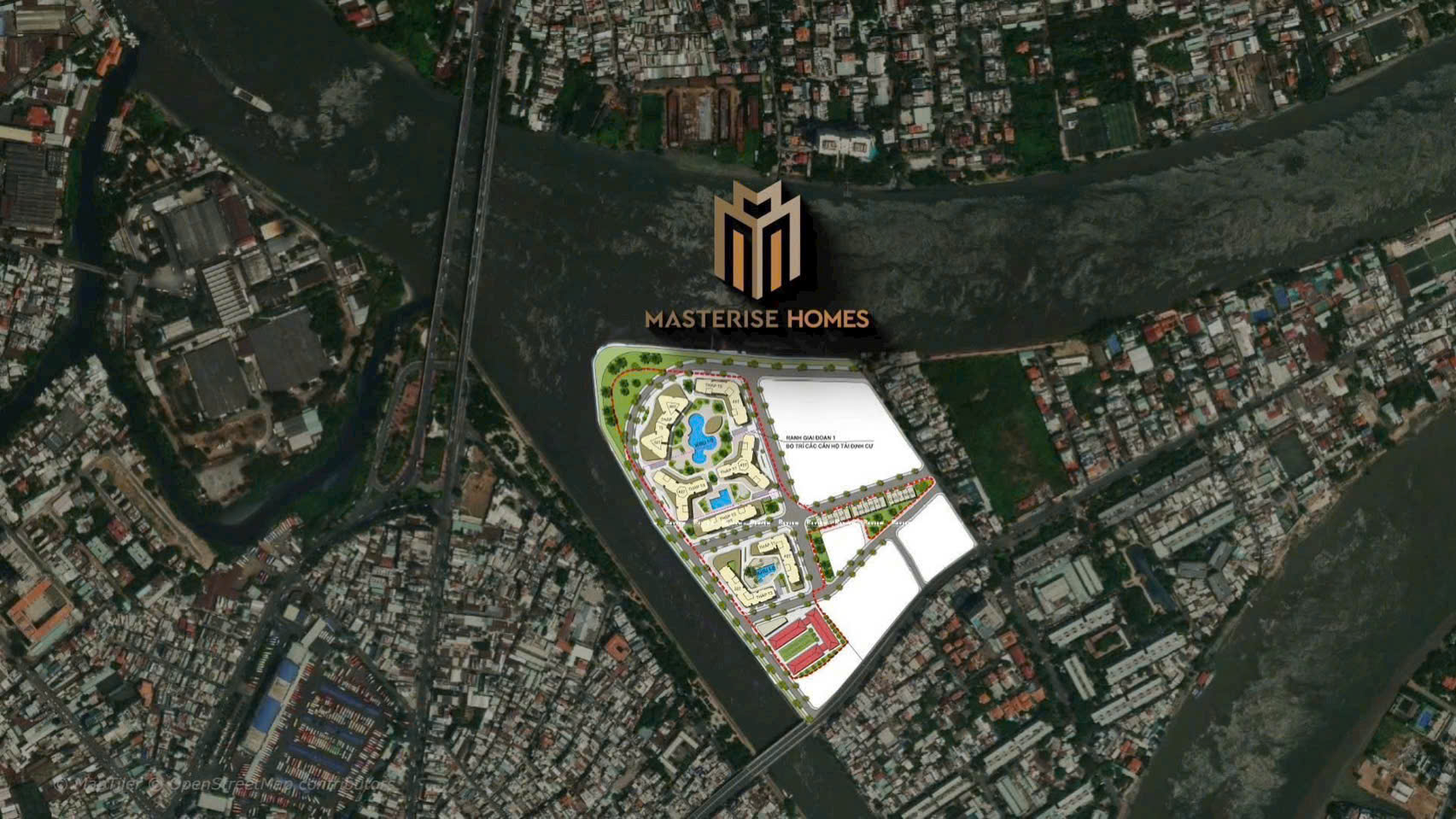 Masterise tại vị trí đắc địa trên bán đảo Thanh Đa