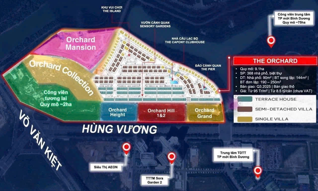 Mở bán phân khu căn hộ trung tầng Orchard Collection - Sycamore Bình Dương