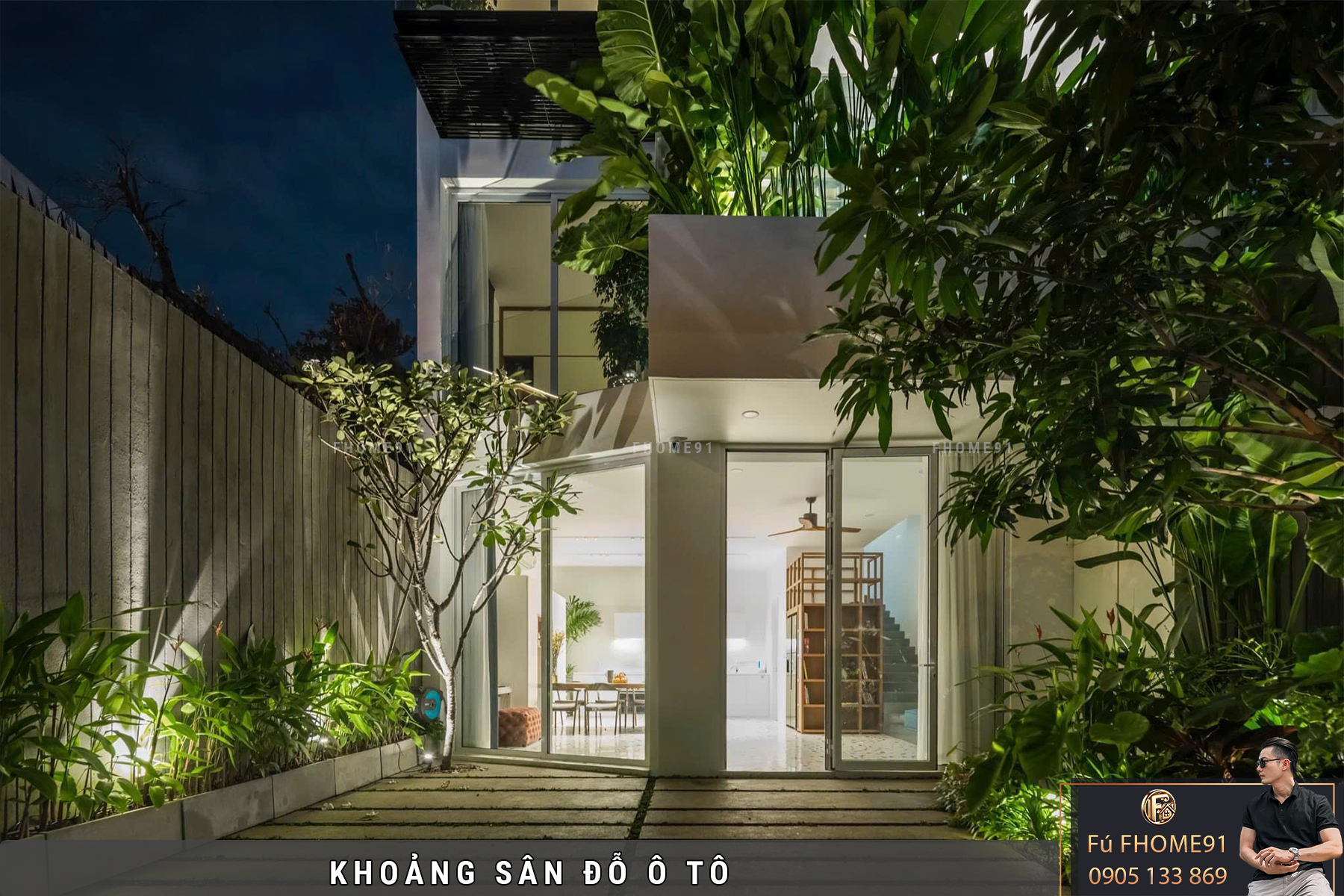 Nhà phố 3 phòng ngủ phong cách resort có bồn tắm ngoài trời tại Phú Nhuận