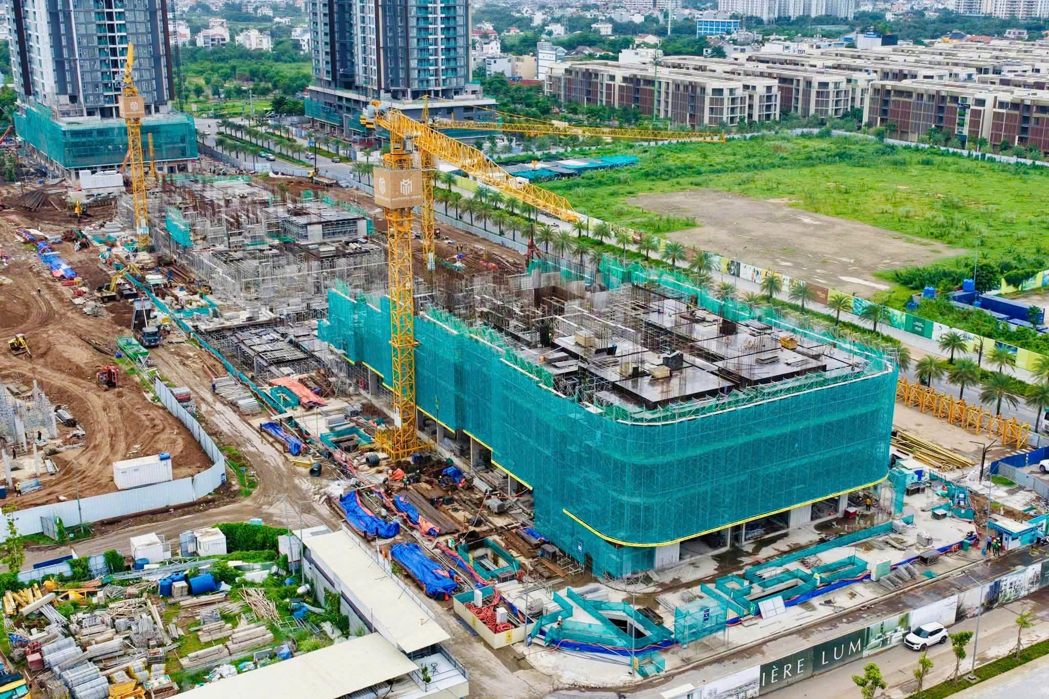 Tiến độ thi công thực tế của Lumiere Midtown đến tháng 7/2026