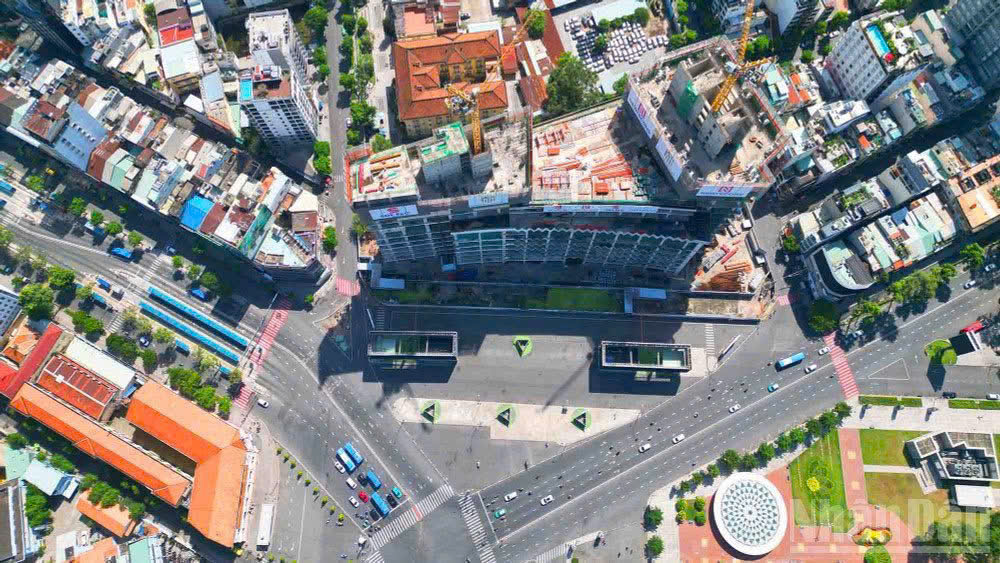 Công trường SaiGon One Central đã chính thức hoạt động trở lại