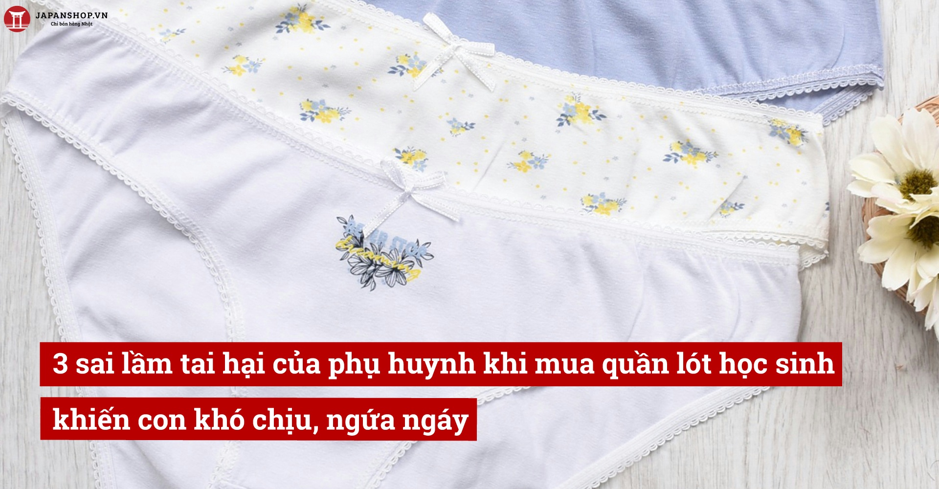 3 sai lầm tai hại của phụ huynh khi mua quần lót học sinh khiến con khó chịu, ngứa ngáy
