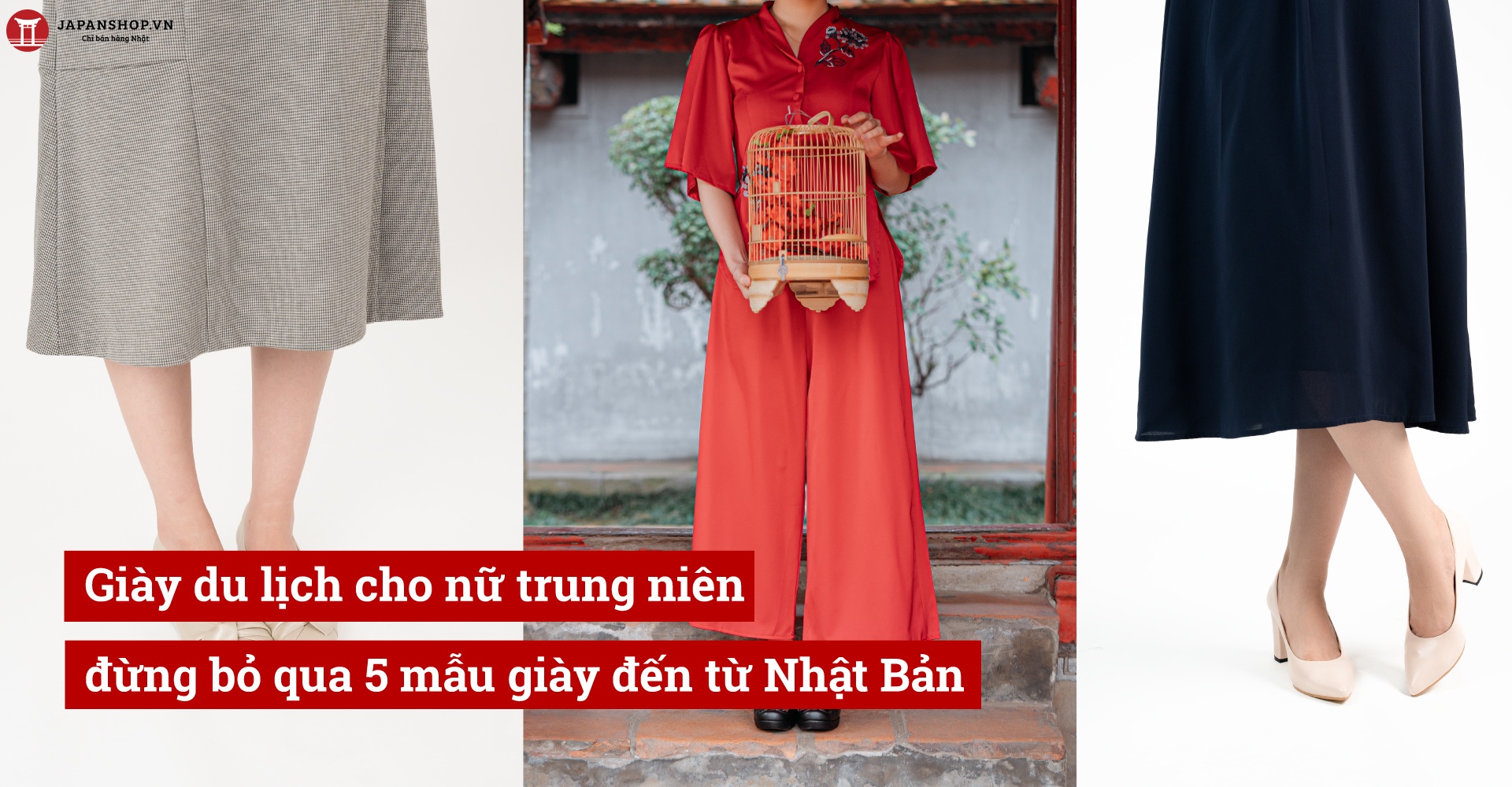 Giày du lịch cho nữ trung niên đừng bỏ qua 5 mẫu giày đến từ Nhật Bản