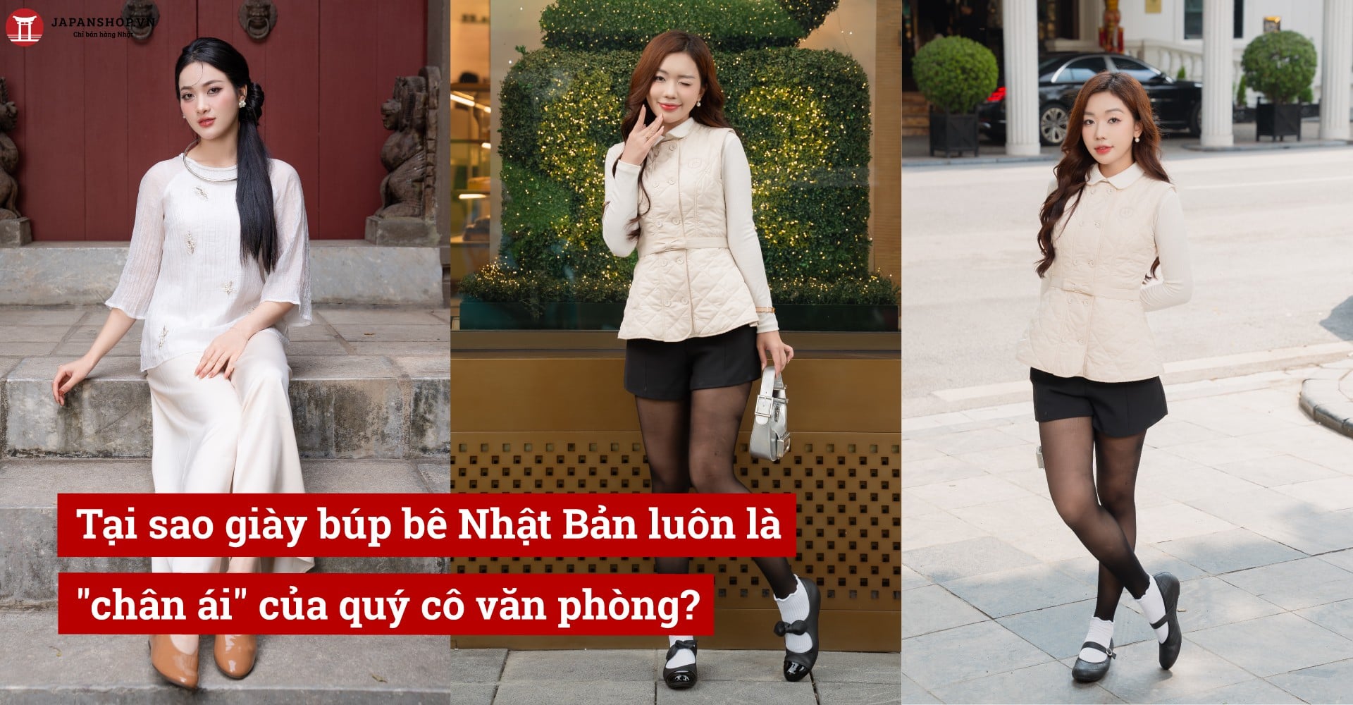 Tại sao giày búp bê Nhật Bản luôn là 