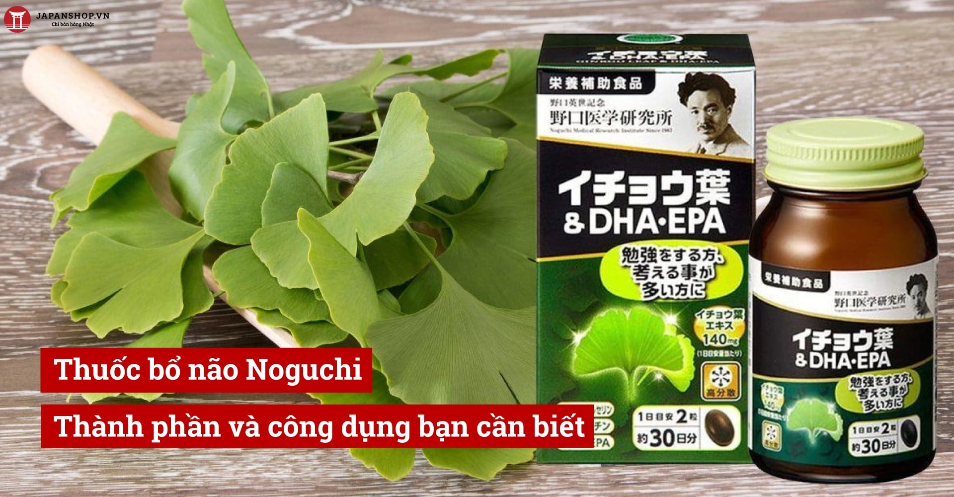 Thuốc bổ não Noguchi: Thành phần và công dụng bạn cần biết