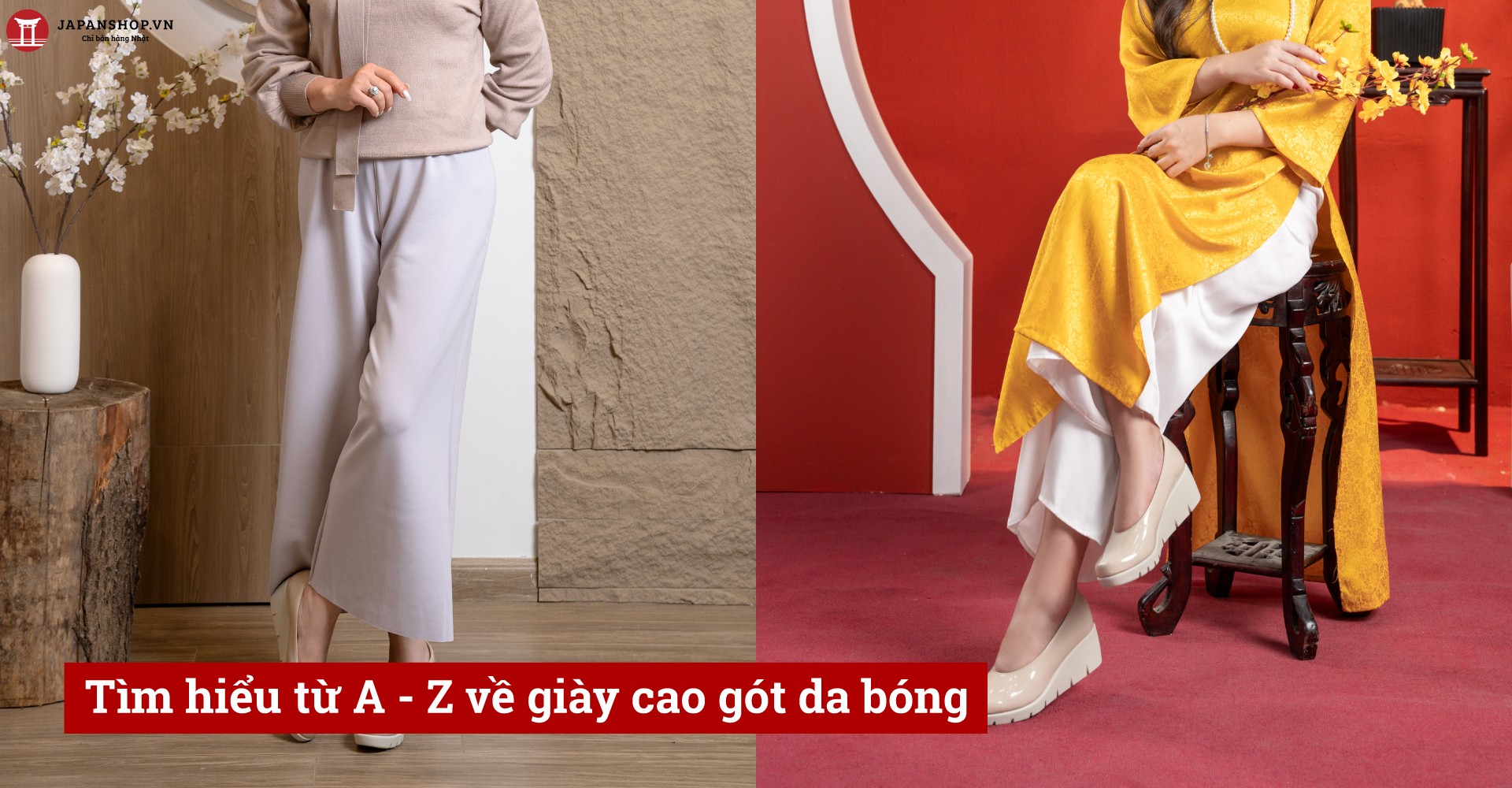 Tìm hiểu từ A - Z về giày cao gót da bóng
