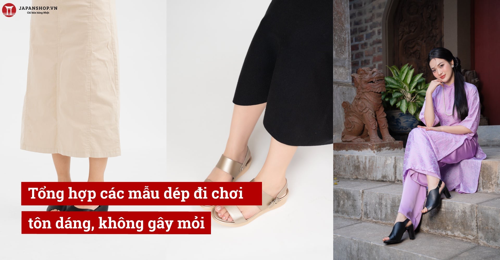 Tổng hợp các mẫu dép đi chơi tôn dáng, không gây mỏi