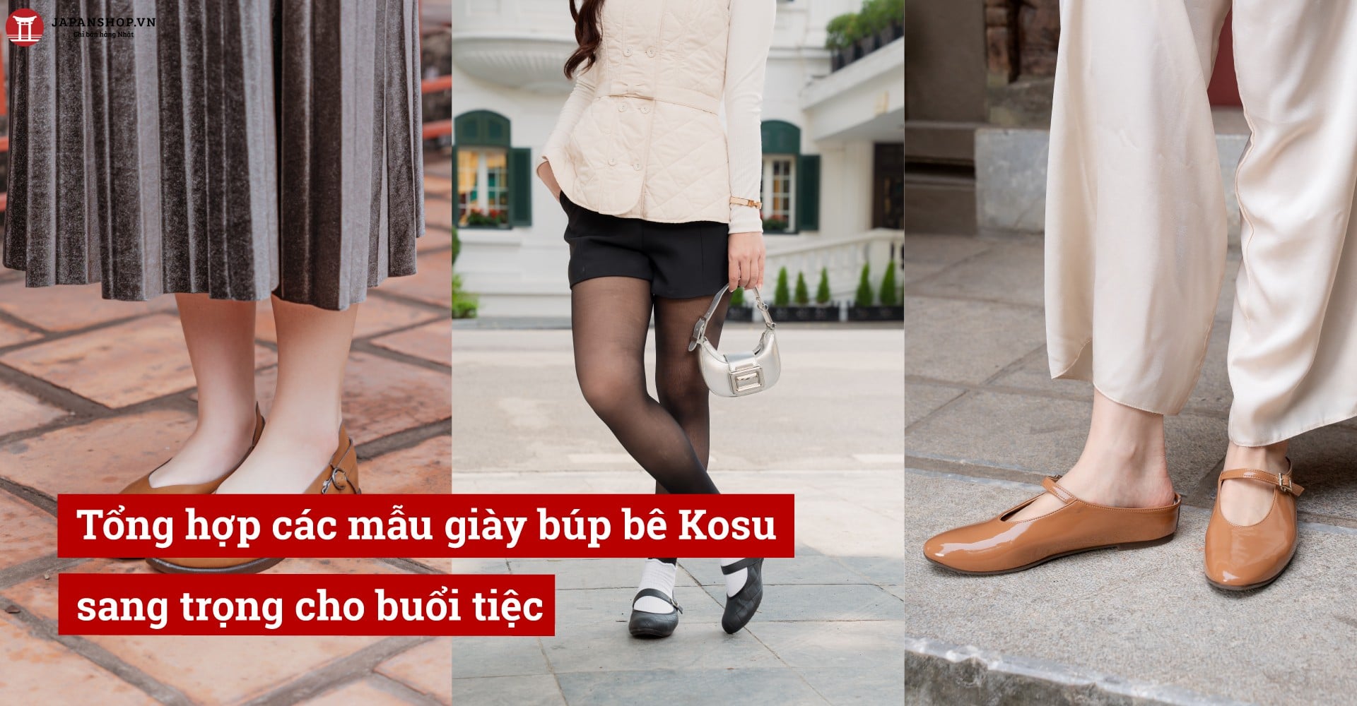 Tổng hợp các mẫu giày búp bê Kosu sang trọng cho buổi tiệc