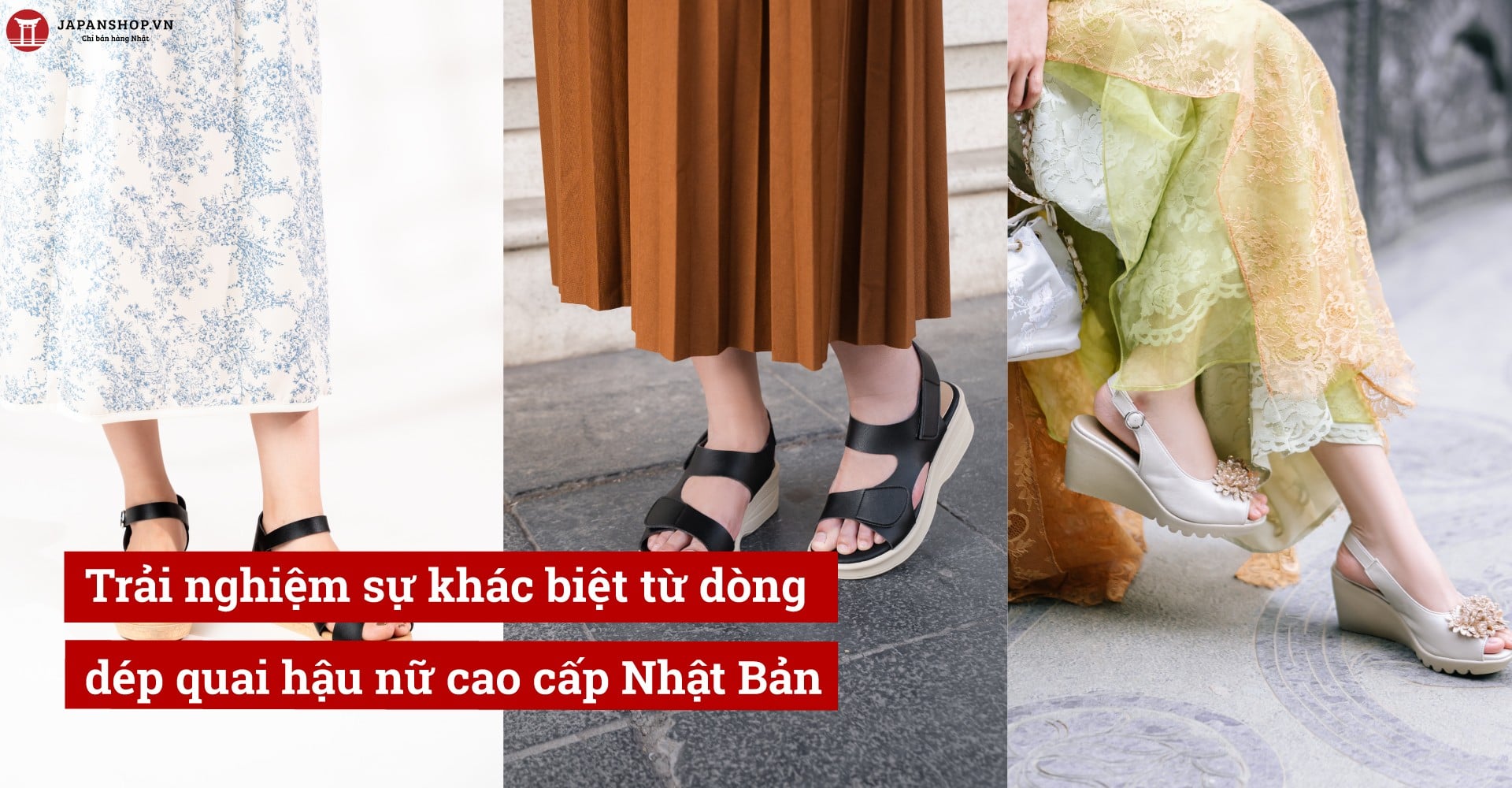 Trải nghiệm sự khác biệt từ dòng dép quai hậu nữ cao cấp Nhật Bản