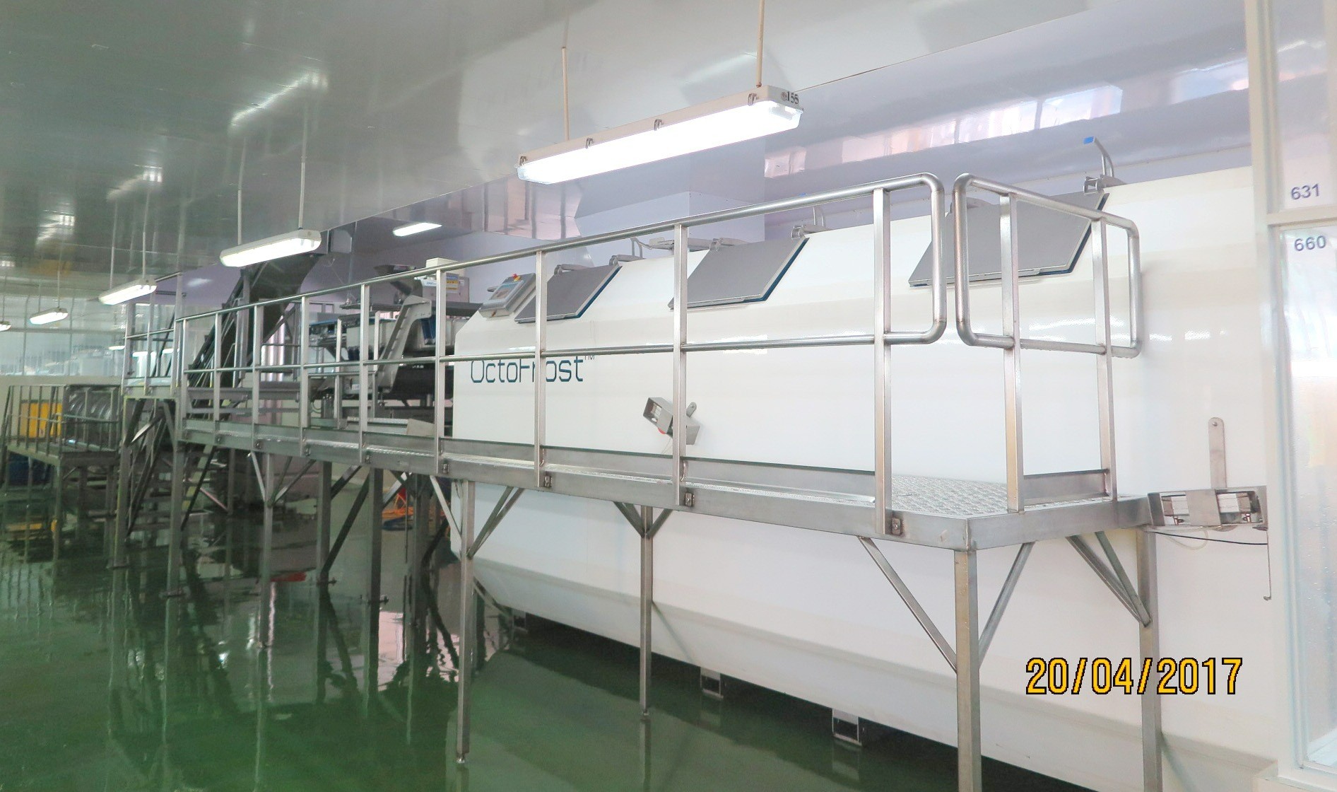 WESTFOOD đầu tư lớn vào hệ thống dây chuyền tiền đông cắt và cấp đông nhanh cá thể (IQF)
