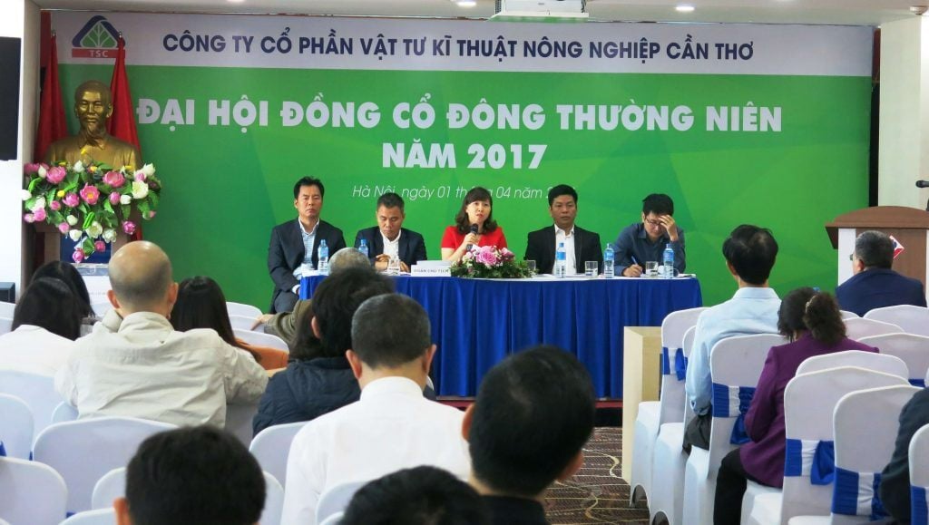 ĐHĐCĐ Công ty CP Vật tư Kỹ thuật Nông nghiệp Cần Thơ (TSC) 2017