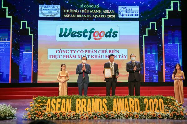 Westfood được vinh danh là Top 10 Thương hiệu mạnh Asean – 2020