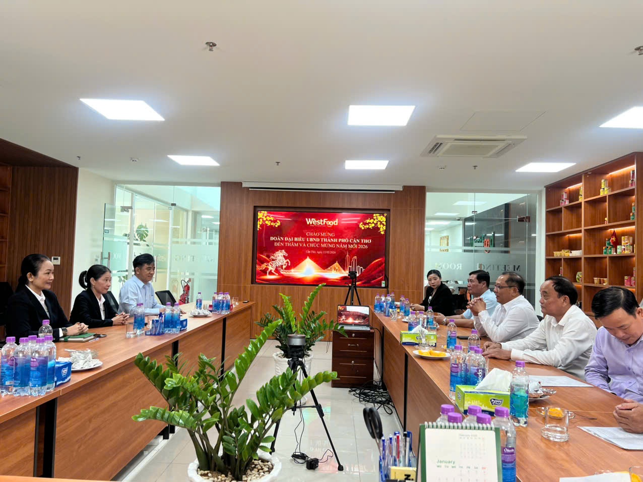 WestFood vinh dự đón tiếp Đoàn công tác UBND TP. Cần Thơ đến thăm và chúc Tết doanh nghiệp