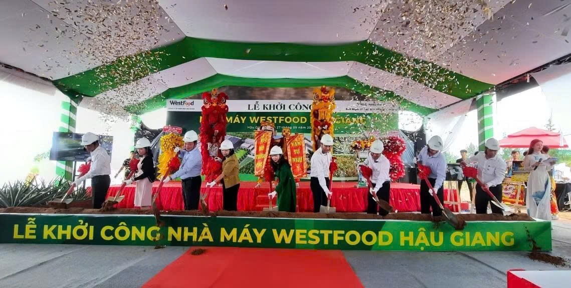 Hậu Giang: Khởi công xây dựng Tổ hợp Nhà máy WestFood Hậu Giang với tổng vốn đầu tư hơn 666 tỷ đồng