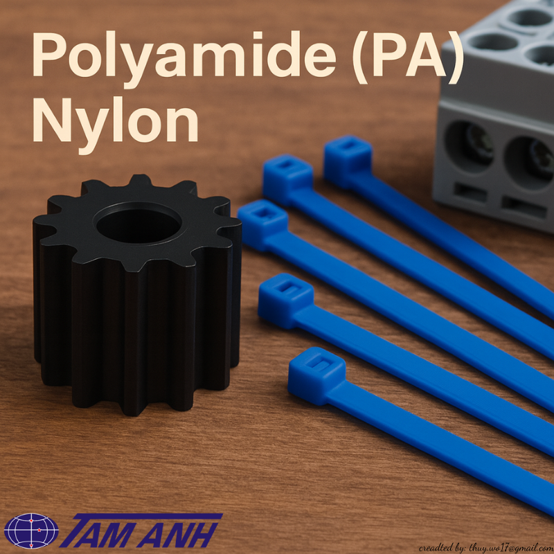⚙️ Polyamide (PA) - Nylon: Nhựa Cơ Khí Chịu Lực