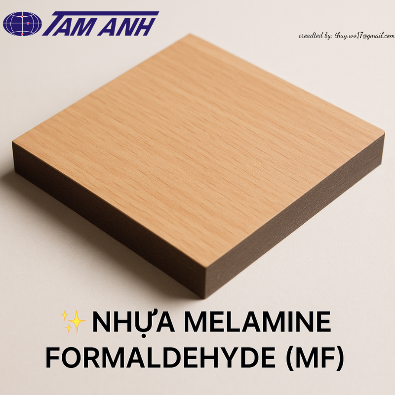 ✨ Nhựa Melamine Formaldehyde (MF) – Vua của Bề Mặt Cứng