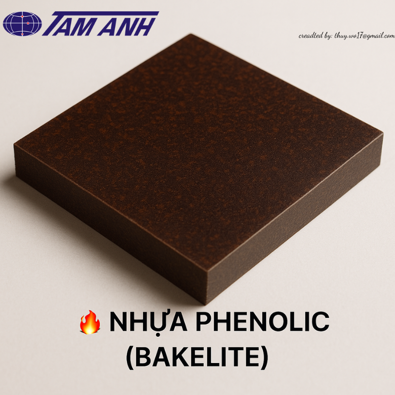 🔥 Nhựa Phenolic (Bakelite) – Vật Liệu Nhiệt Rắn Cổ Điển