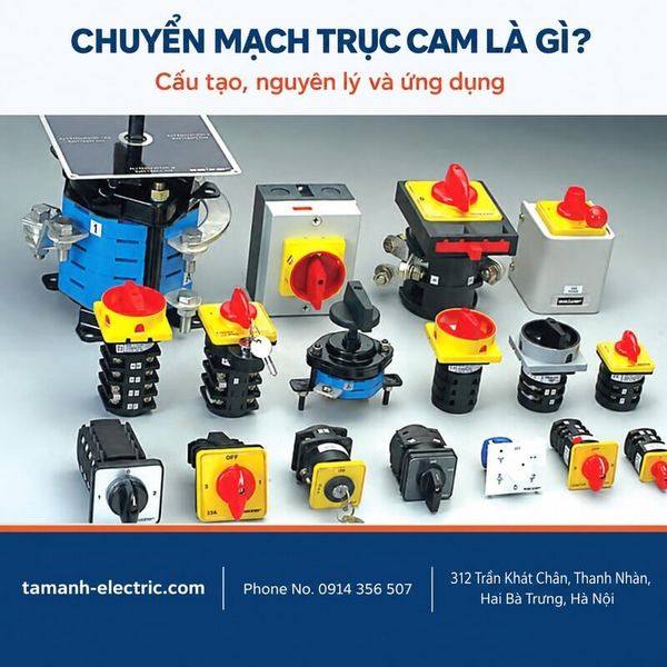 Chuyển mạch trục cam là gì? Cấu tạo, nguyên lý và ứng dụng