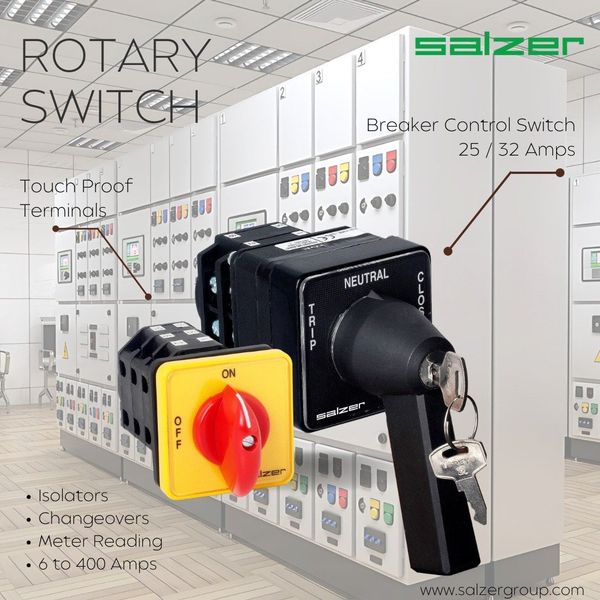 📚 Catalogue Salzer Rotary Switches – Công tắc chuyển mạch trục cam