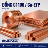 ⚡ Đồng C1100 / Cu-ETP là gì? Đồng đỏ dẫn điện và dẫn nhiệt cao