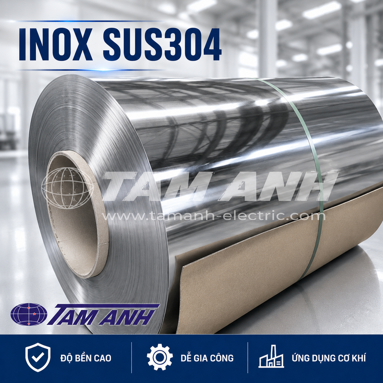 🛡️ SUS 304/304L là gì? Inox đa dụng, bền đẹp và dễ gia công