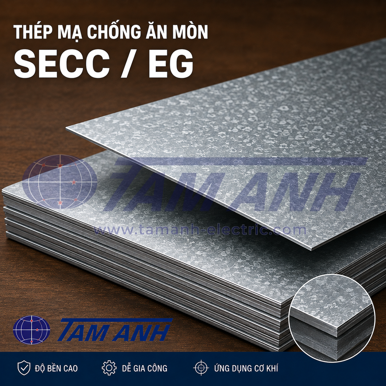 🛡️ Thép mạ chống ăn mòn SECC / EG là gì?