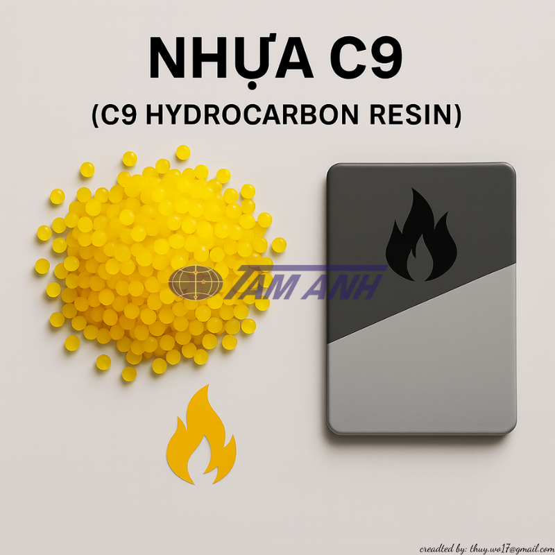 🔥 Nhựa C9 (C9 Hydrocarbon Resin) – Phụ gia tăng độ cứng và bền nhiệt
