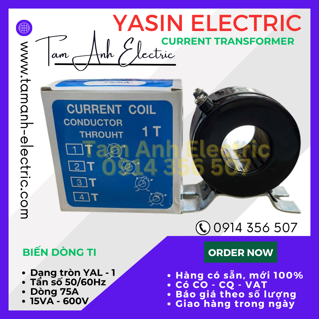 Biến Dòng CT - Biến dòng TI gián tiếp - Biến dòng dạng tròn