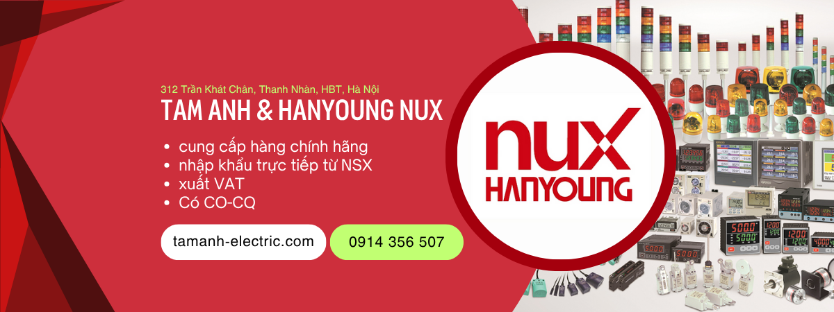 Chuyển mạch - Nút nhấn - Đèn báo Hanyoung Nux