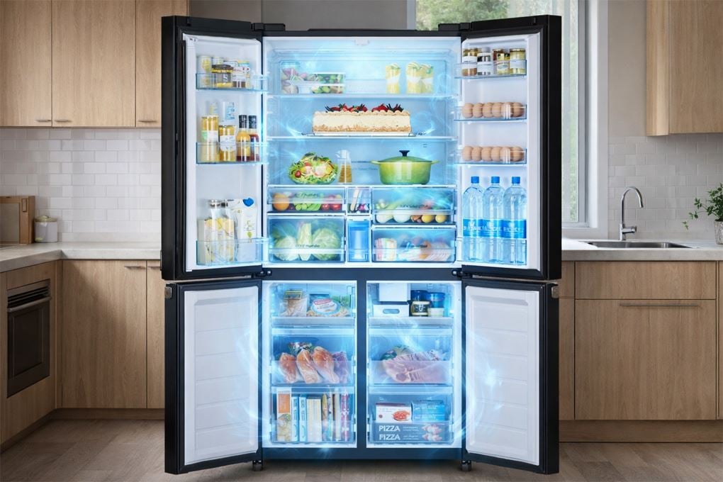 Tủ lạnh Hitachi Inverter 645 lít Multi Door R-WB700PGV4 GBK - Công nghệ làm lạnh