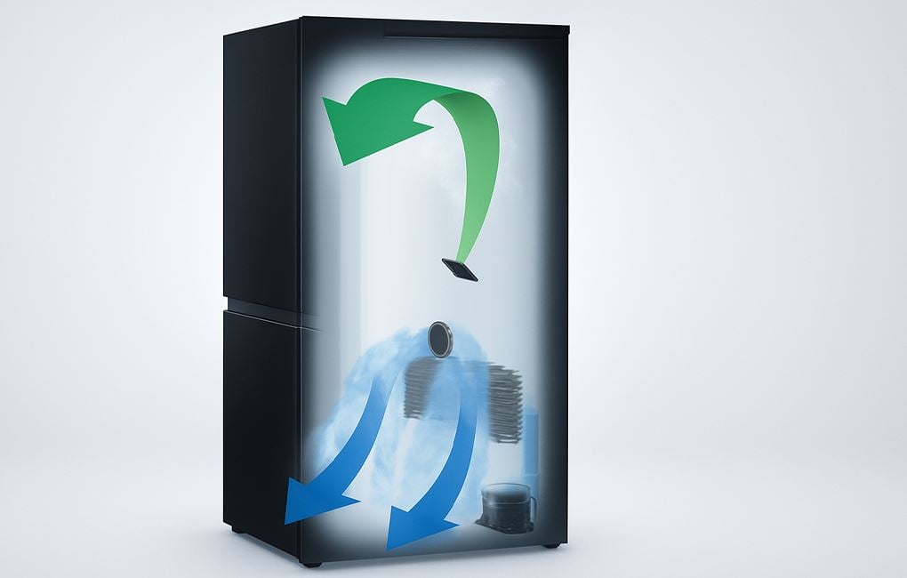 Hệ thống làm lạnh quạt kép Dual Fan Cooling tỏa hơi mát đồng đều