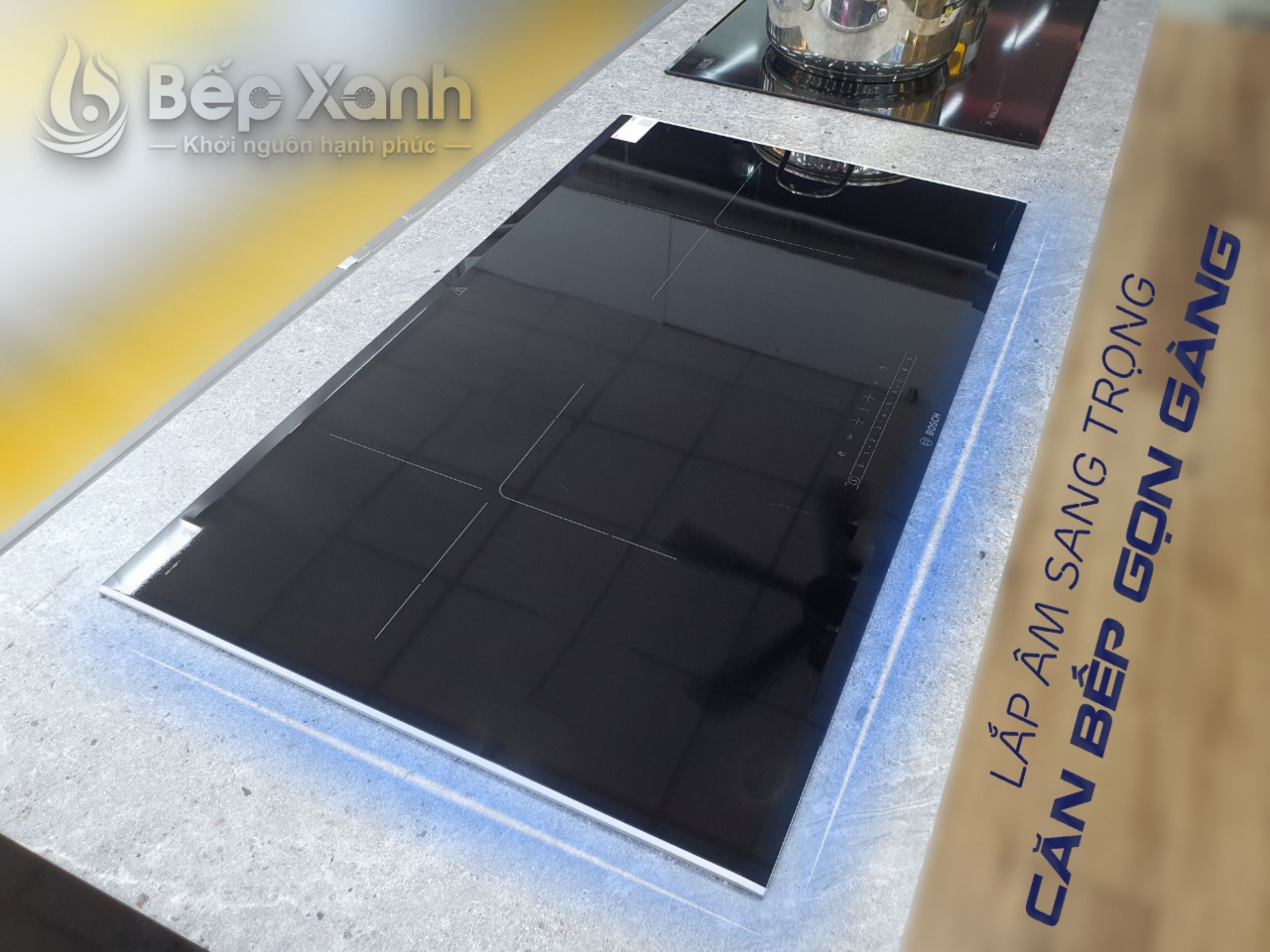 Bếp từ đôi Bosch PPI82566VN lắp âm sang trọng