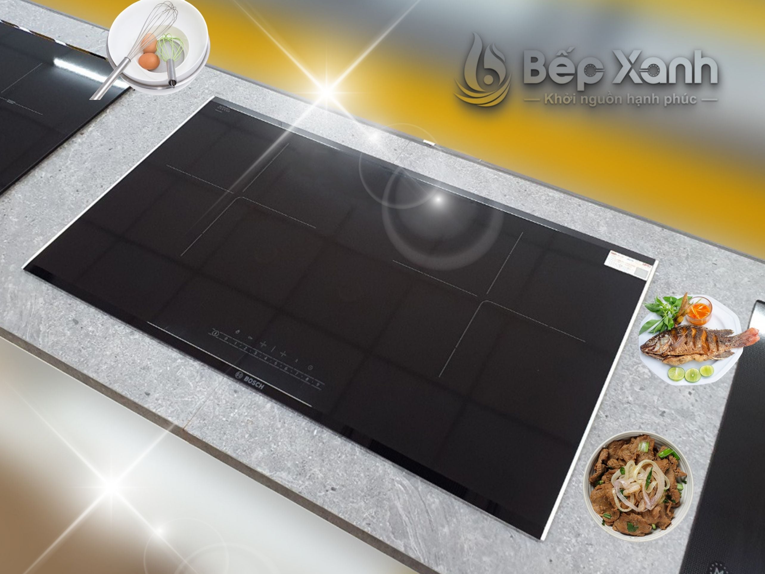 Thiết kế hiện đại đẳng cấp của bếp đôi Bosch