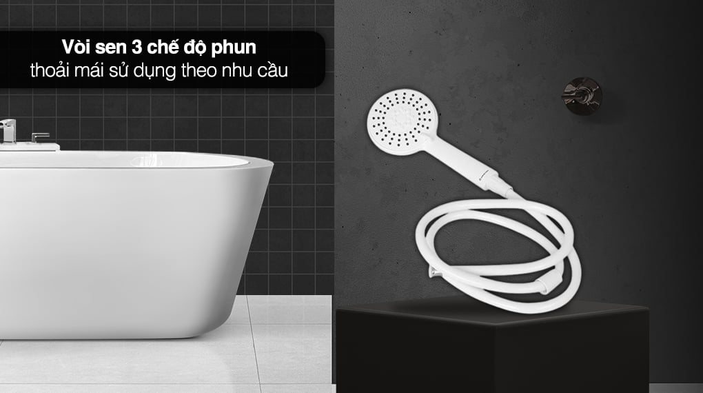 Máy nước nóng trực tiếp Ariston 4500W AURES EASY 4.5P 3S - Vòi sen 3 chế độ phun