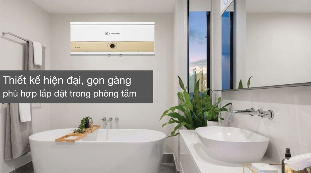 Máy nước nóng gián tiếp Ariston 20 lít 2500W SLIM3 20 RS MT - Thiết kế