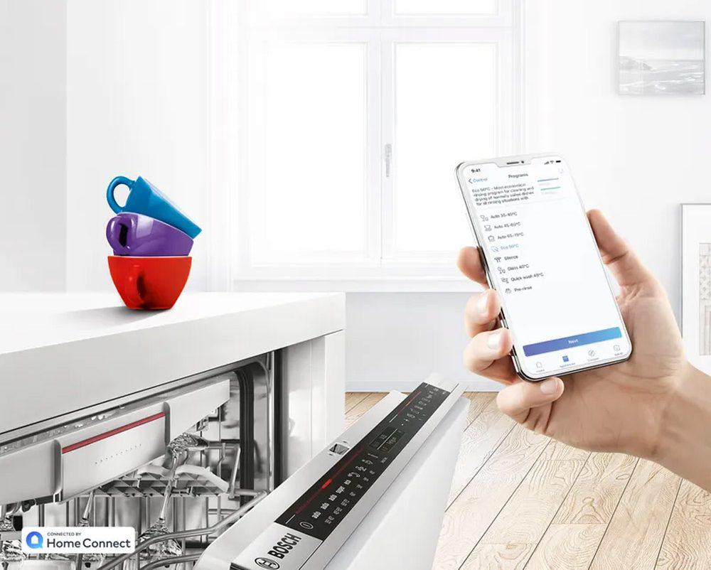 Hệ sinh thái thông minh Home Connect điều khiển qua điện thoại