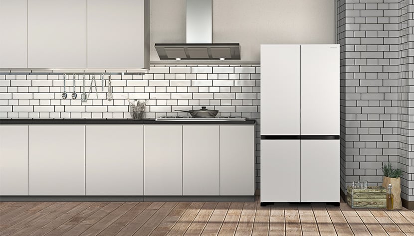 Thiết kế cửa tự động phẳng và tay nắm chiếu sáng thông minh