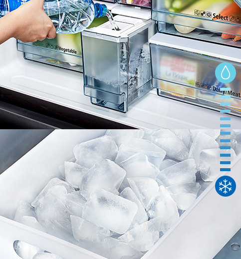 Khay trữ đá viên dung tích lớn