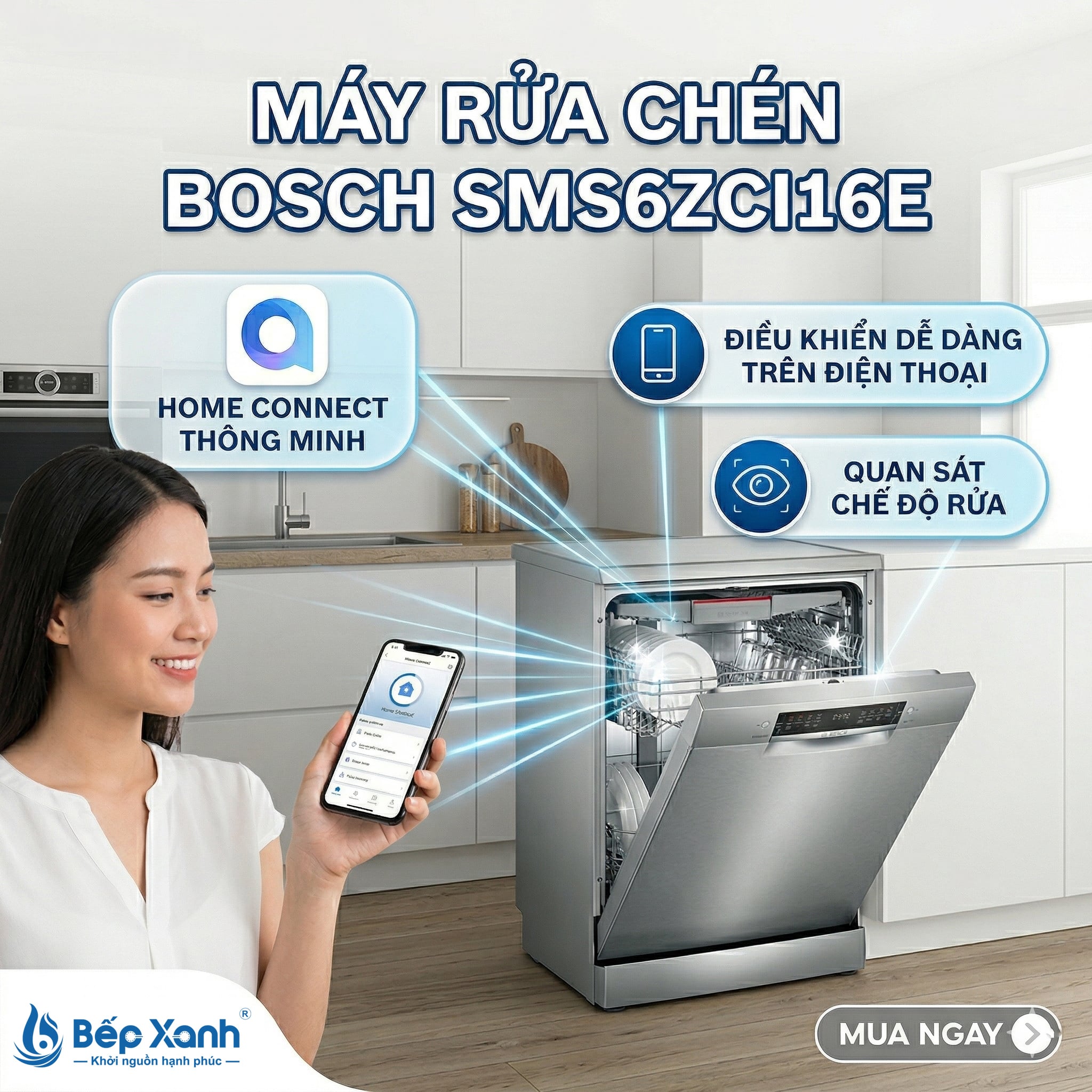 Kết nối Home Connect từ xa