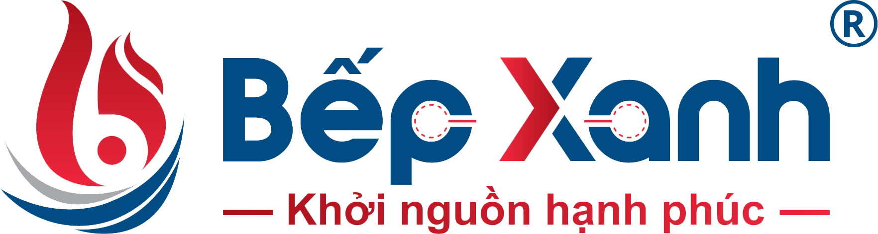 Logo nhận diện thương hiệu Bếp Xanh chuẩn